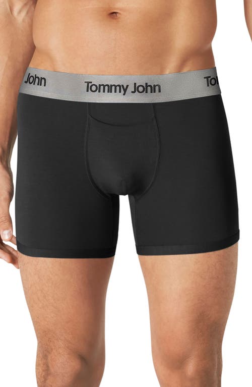 Tommy John 2-pack Second Skin 4-inch Boxer Briefs In Black