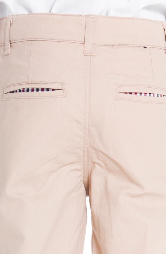 Andy & Evan Stretch Twill Trousers In Medium Beige