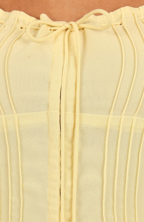 Petal And Pup Petal & Pup Alice Corset Top In Yellow