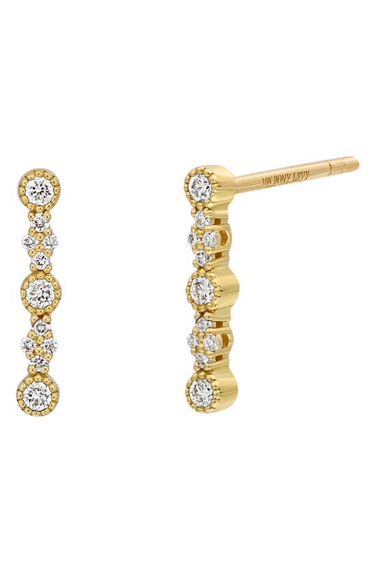 Bony Levy Getty Diamond Drop Earrings In 18k Yellow Gold