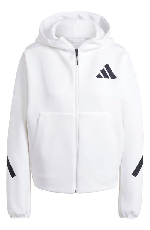 Shop Adidas Originals Adidas Z.n.e. Hoodie In White