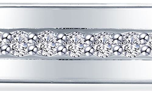Lafonn Simulated Diamond Sterling Silver Eternity Band Ring In White