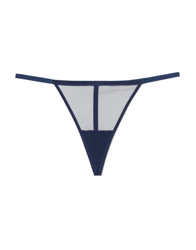 Shop Adore Me Ismelka G-string Panties In Dark Blue