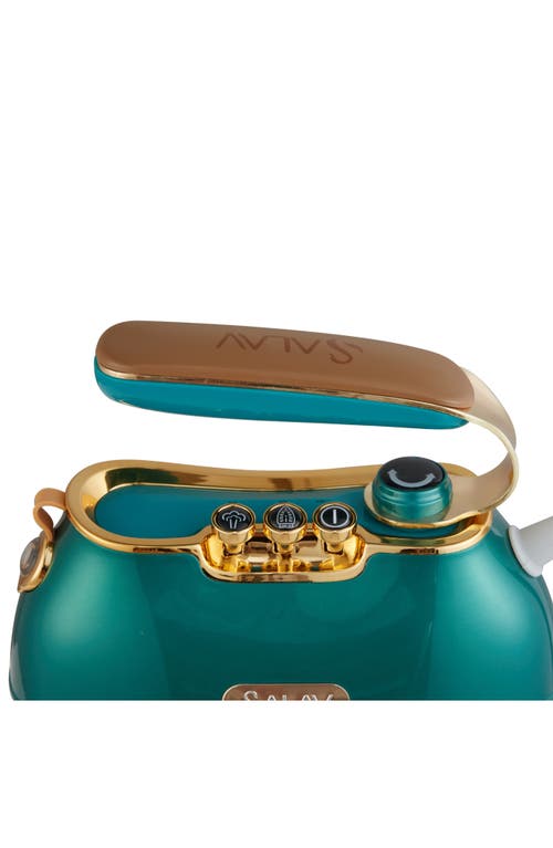 Salav Emerald Retro Edition Duopress Steamer And Iron In Emerald