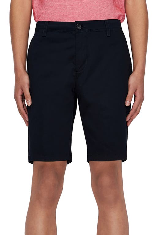 Slim Fit Stretch Chino Shorts in Fancy Blue