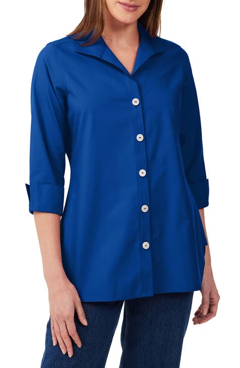 Ladies St. Louis Blues Button-Up Shirts, Blues Camp Shirt, Sweaters