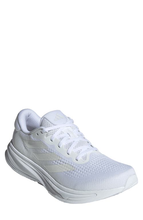 Adidas Originals Adidas Supernova Rise Running Shoe In White/crystal White/black