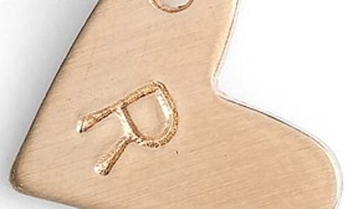 Nashelle 14k-gold Fill Initial Mini Heart Pendant Necklace In Gold/r