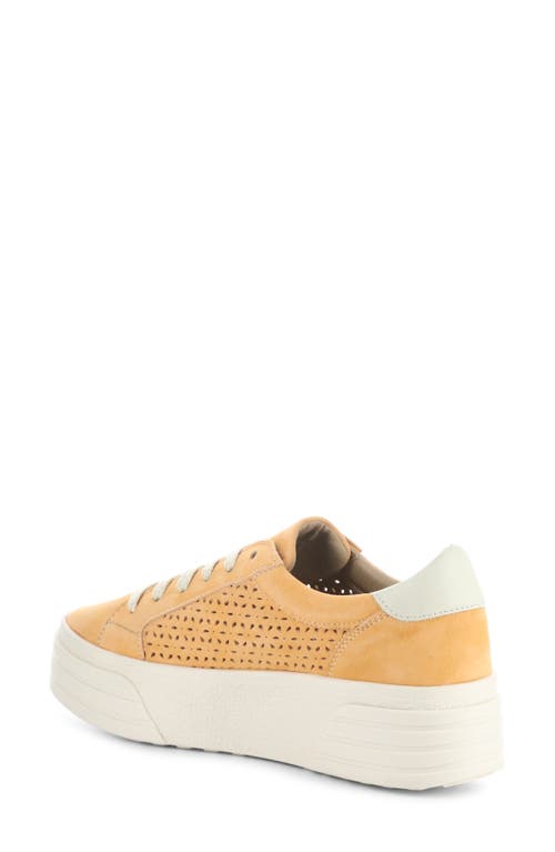 Shop Bos. & Co. Lotta Platform Sneaker In Tangerette/marfil