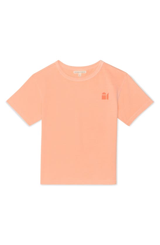 Shop The Sunday Collective Kids' Natural Dye Everyday T-shirt In Peach