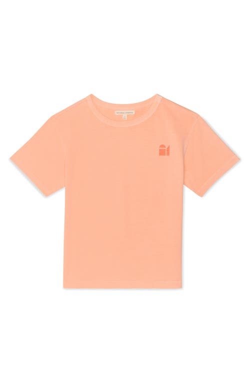 The Sunday Collective Kids' Natural Dye Everyday T-Shirt Peach at Nordstrom,