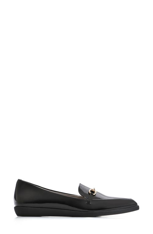 Shop Cliffs By White Mountain Maria Pointed Toe Loafer In Black/patent