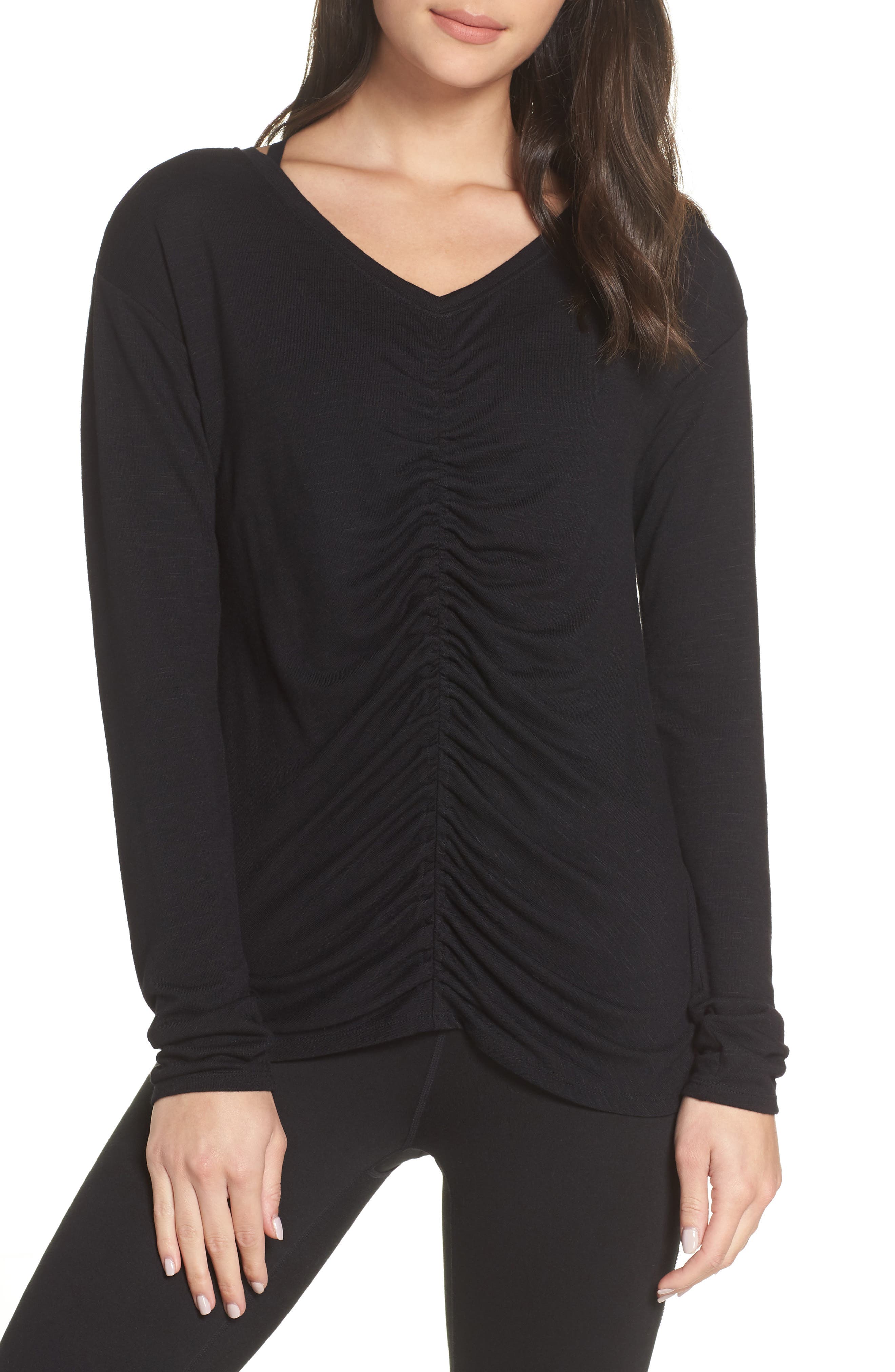 zella ruched tee