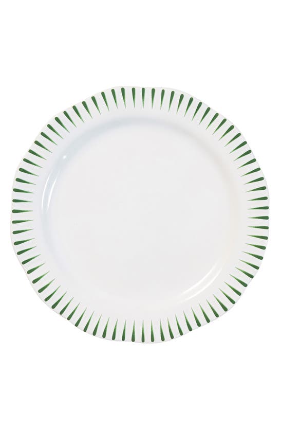 Shop Juliska Sitio Stripe 4-piece Place Setting In Basil