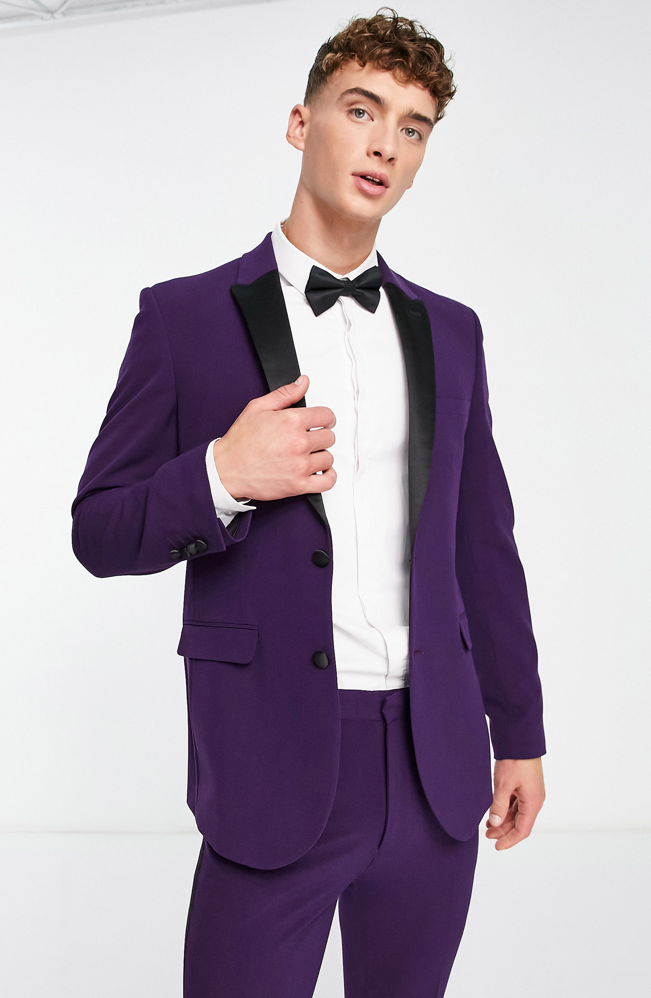 purple suit jacket for men