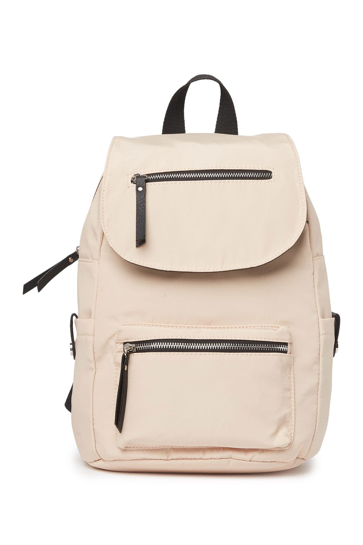 Madden Girl Proper Flap Nylon Backpack In Open White37