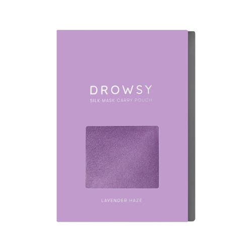 Drowsy Sleep Co . Silk Carry Pouch In Purple Martini