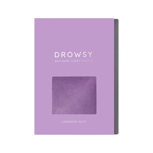 Shop Drowsy Sleep Co . Silk  Carry Pouch In Purple Martini