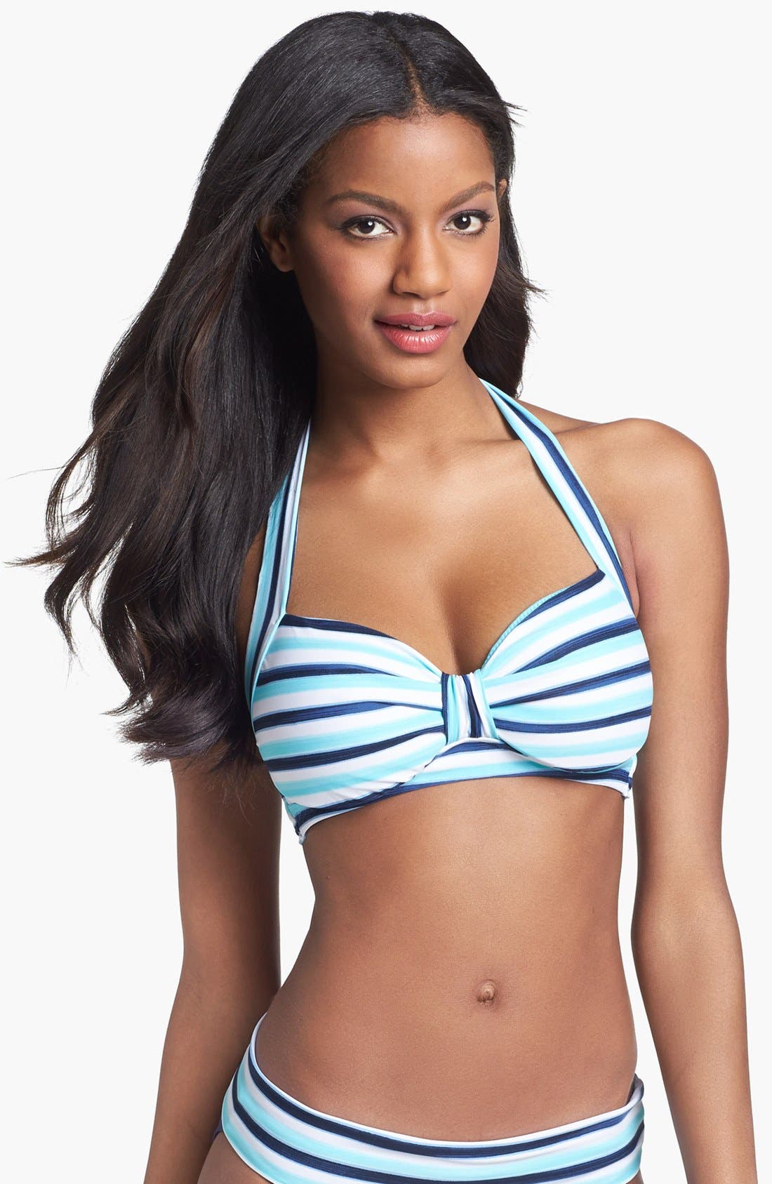 Seafolly 'East Coast' Halter Bikini Top (DD Cup) Nordstrom