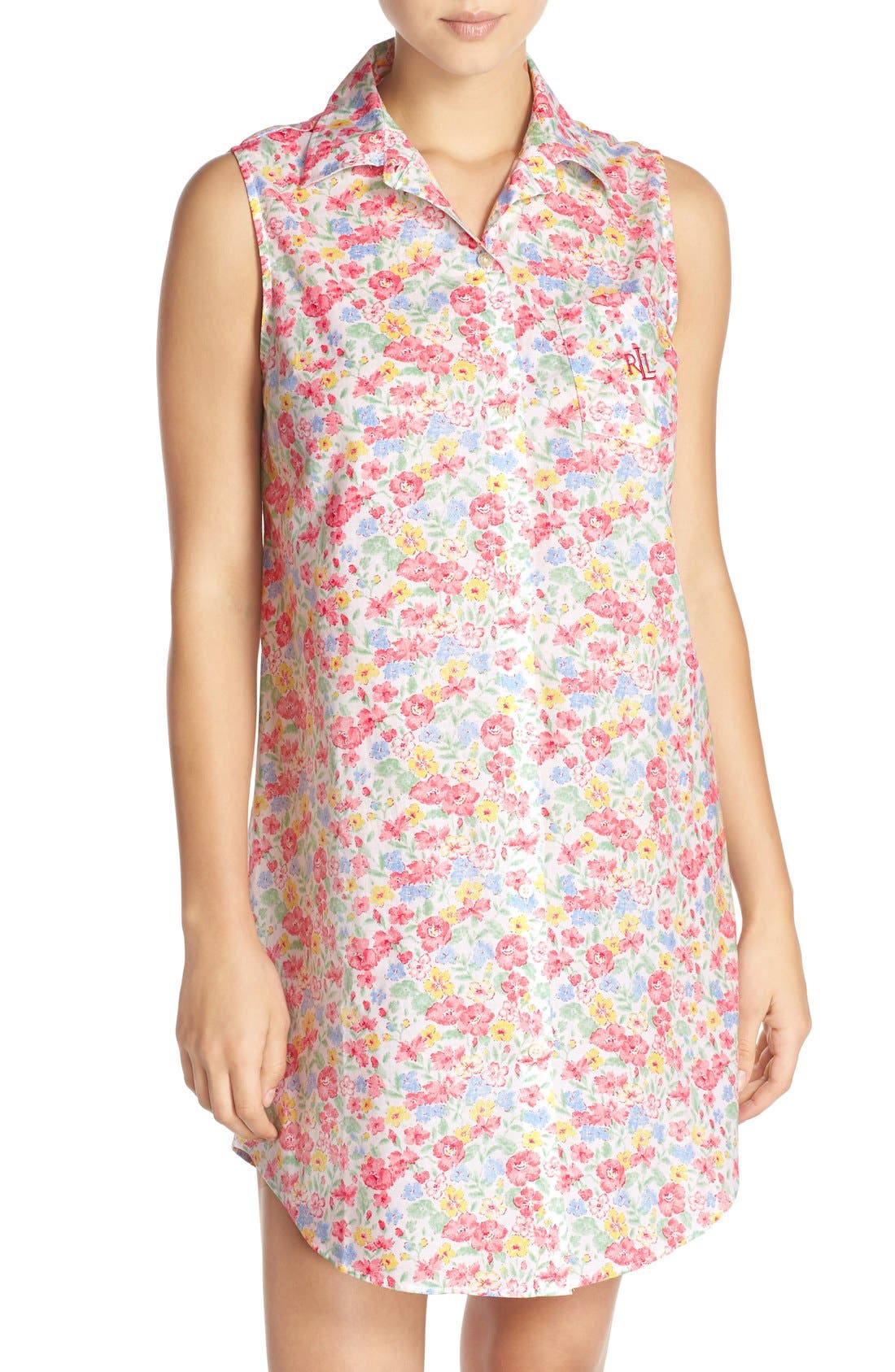 Lauren Ralph Lauren Sleeveless Sleep Shirt Nordstrom
