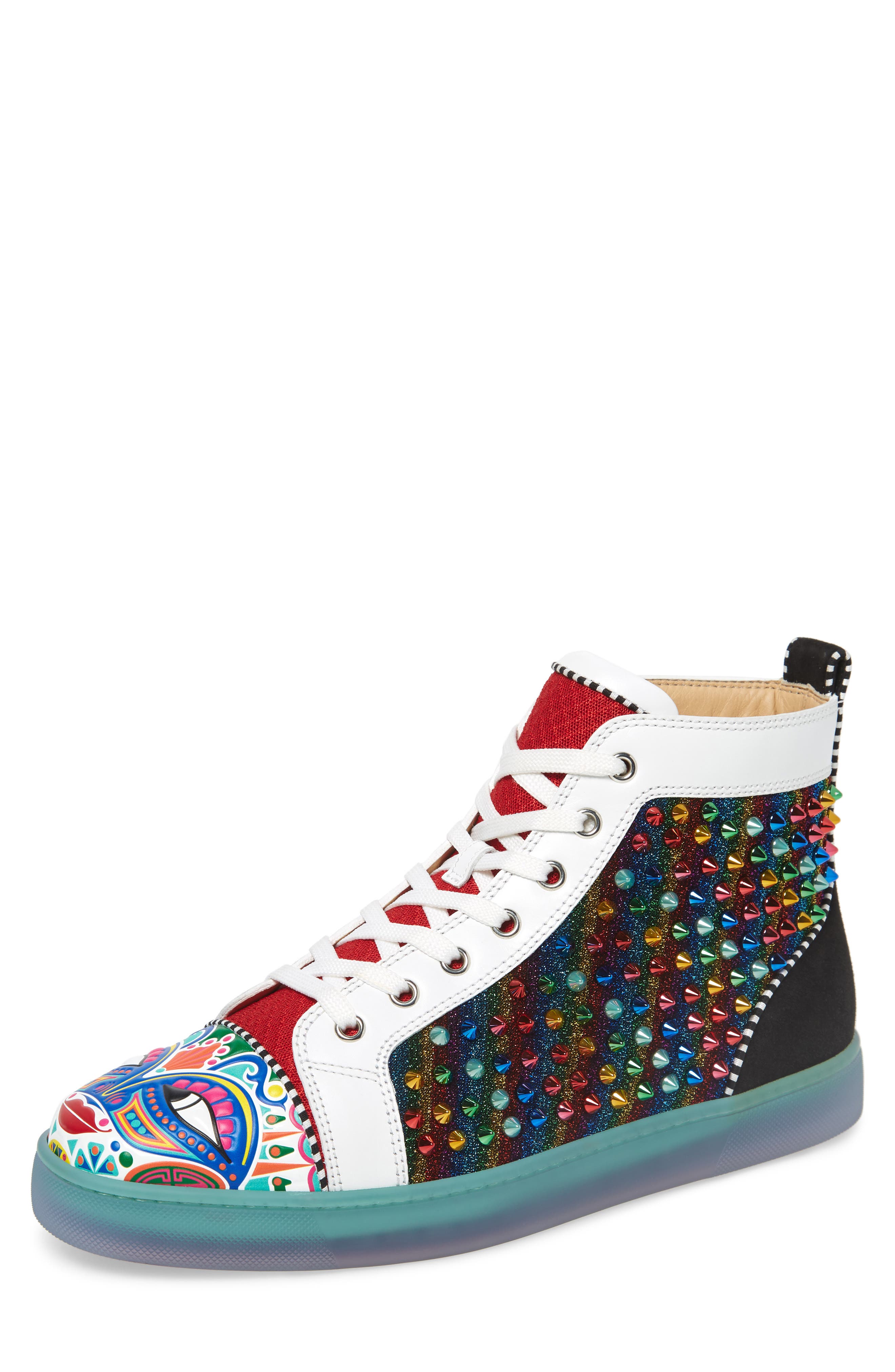 colorful christian louboutin shoes