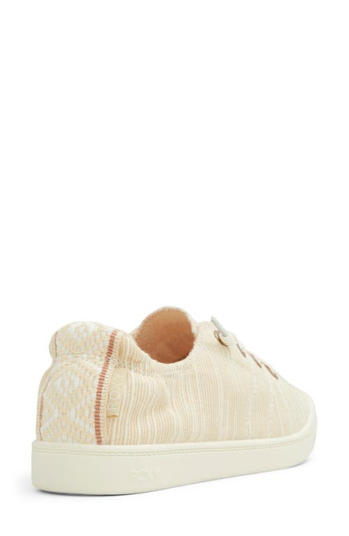 Roxy Bayshore Plus Sneaker In Tan Combo