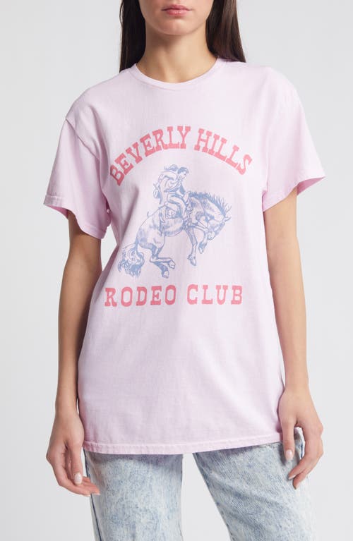 Vinyl Icons Beverly Hills Rodeo Club Oversize Cotton Graphic T-Shirt Pink at Nordstrom,