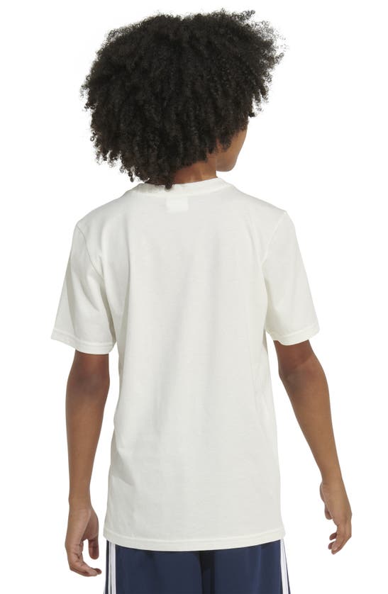 Shop Adidas Originals Kids' Play Sport Graphic T-shirt In Off White