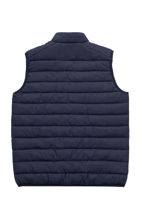 Rokka&rolla Lightweight Puffer Vest In Navy