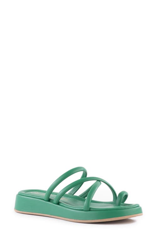 Shop Seychelles Rule The World Platform Wedge Slide Sandal In Green