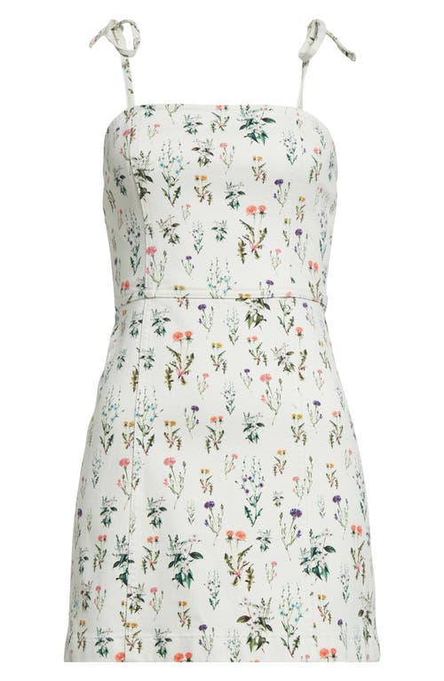 Alice And Olivia Alice + Olivia Jensen Tie Strap Sundress In Georgia Floral