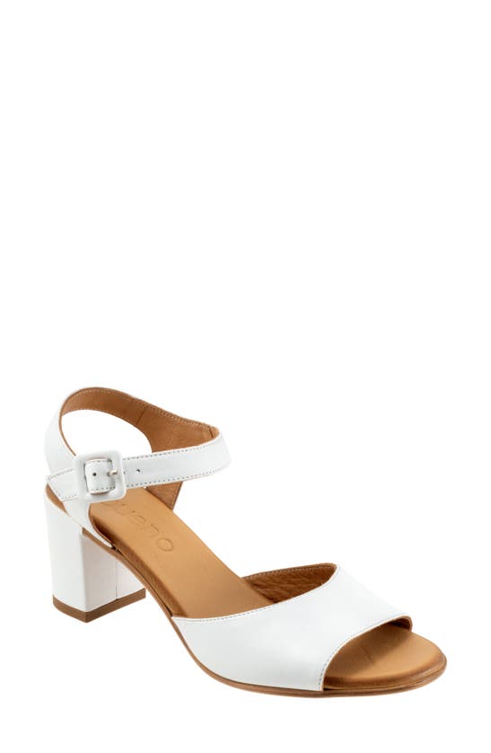 Shop Bueno Natalia Ankle Strap Sandal In White