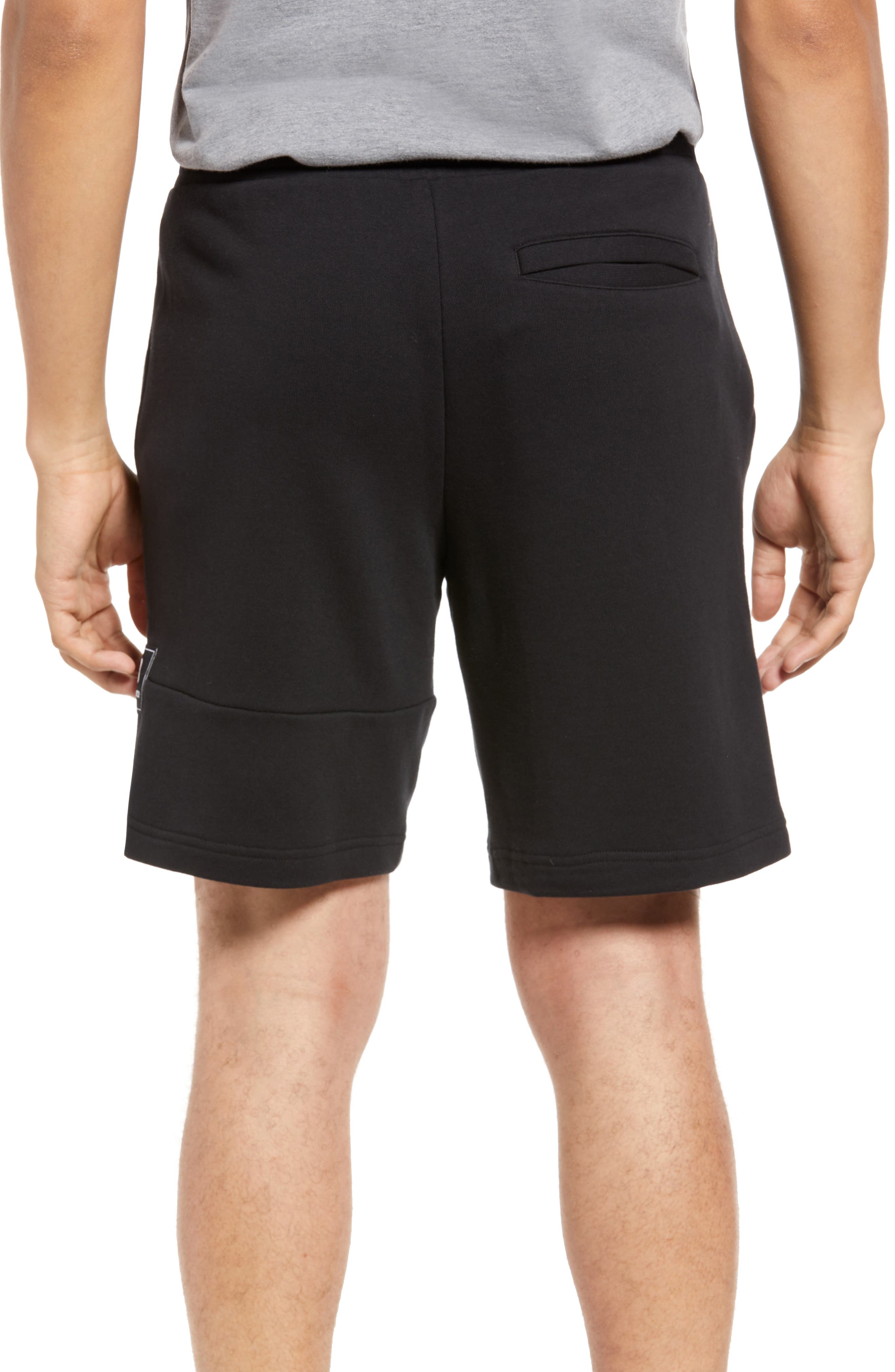 new balance mens fleece shorts