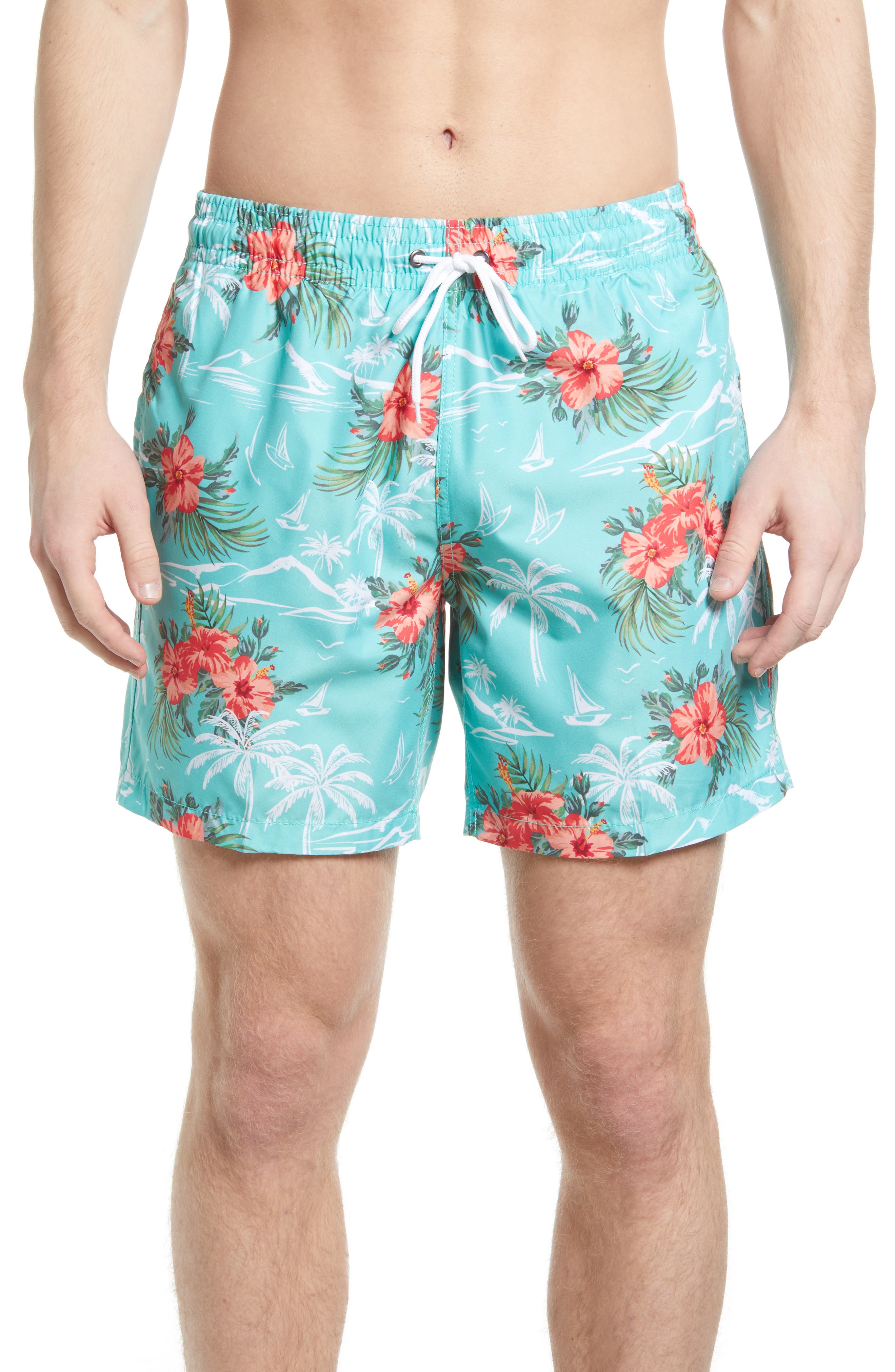 Womens Summer Floral Beach Mini Shorts Swimming Running Trunks Loose Hot Pants 