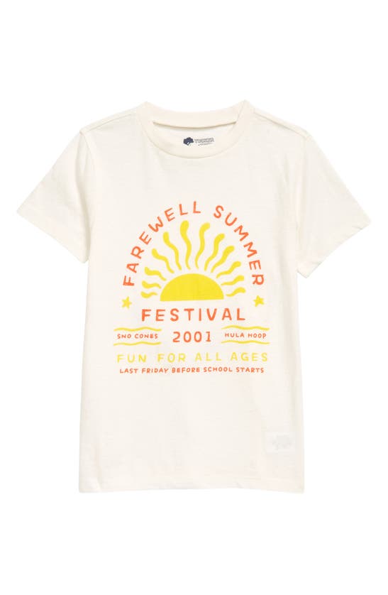 Tucker + Tate Kids' Graphic Tee In Ivory Egret Farewell Summer