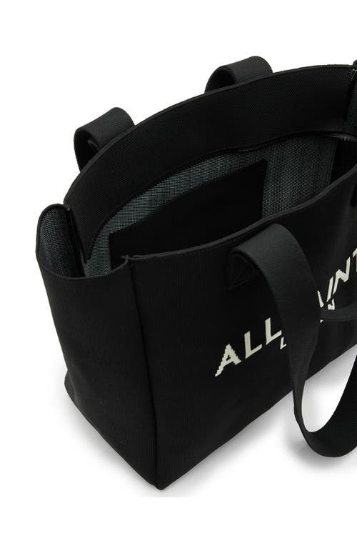 Shop Allsaints Izzy Medium Tote In Black