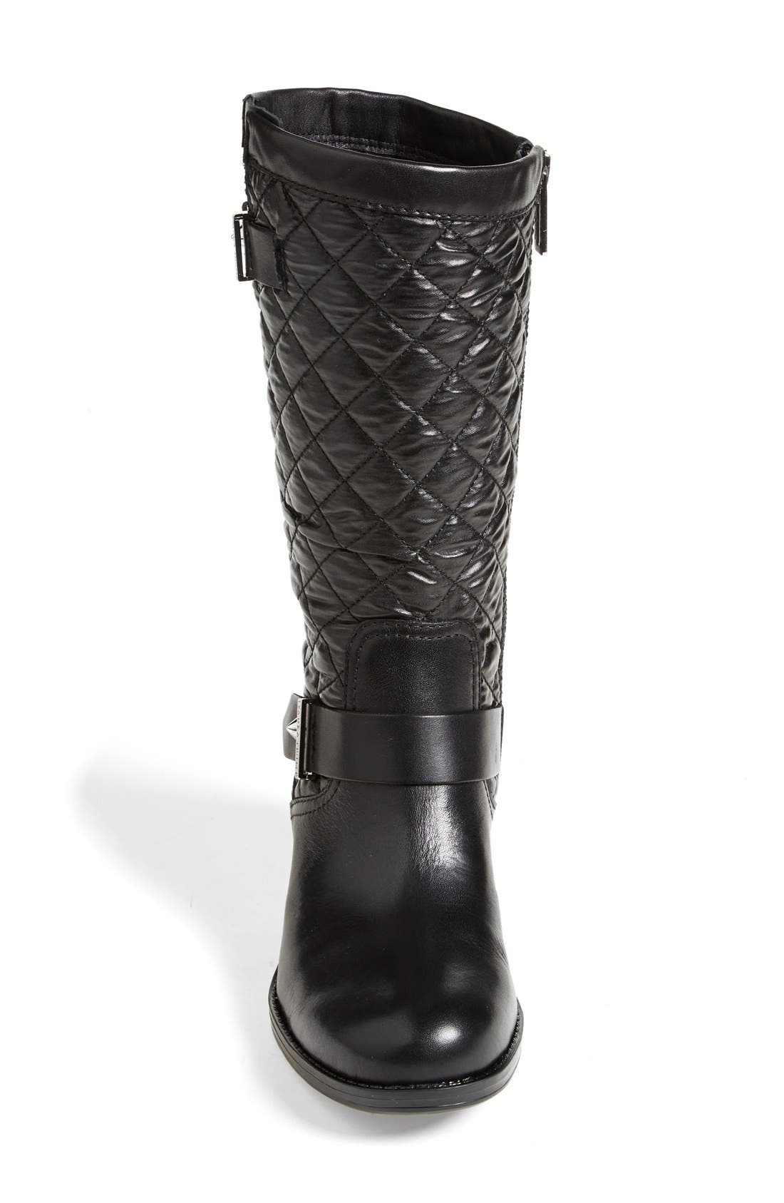 IVANKA TRUMP,
                                                'Hewerly' Moto Boot,
                                                Alternate thumbnail 4, color,
                                                002