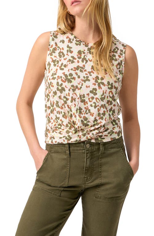 Sanctuary Twisted Floral Cotton Blend Tank at Nordstrom,