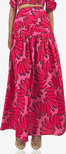 Banana Smoothie Jazz Solid Top Skirt