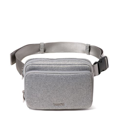 Shop Baggallini Modern Belt Bag Sling In Heather Grey Neoprene