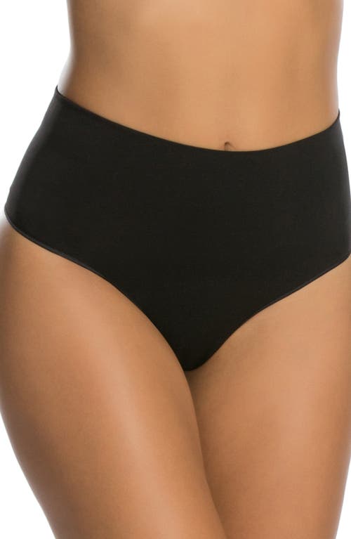 SPANX® Everyday Shaping Panties Thong in Black at Nordstrom, Size Small