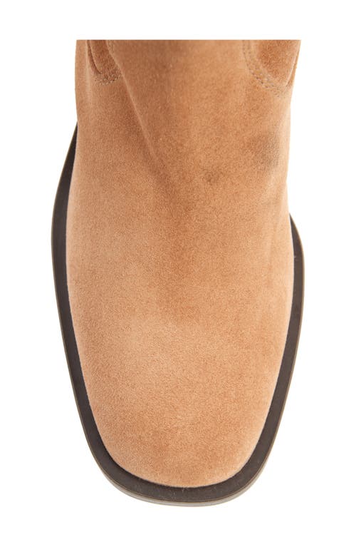 Shop Stuart Weitzman Kaia Knee High Boot In New Camel Sport Suede