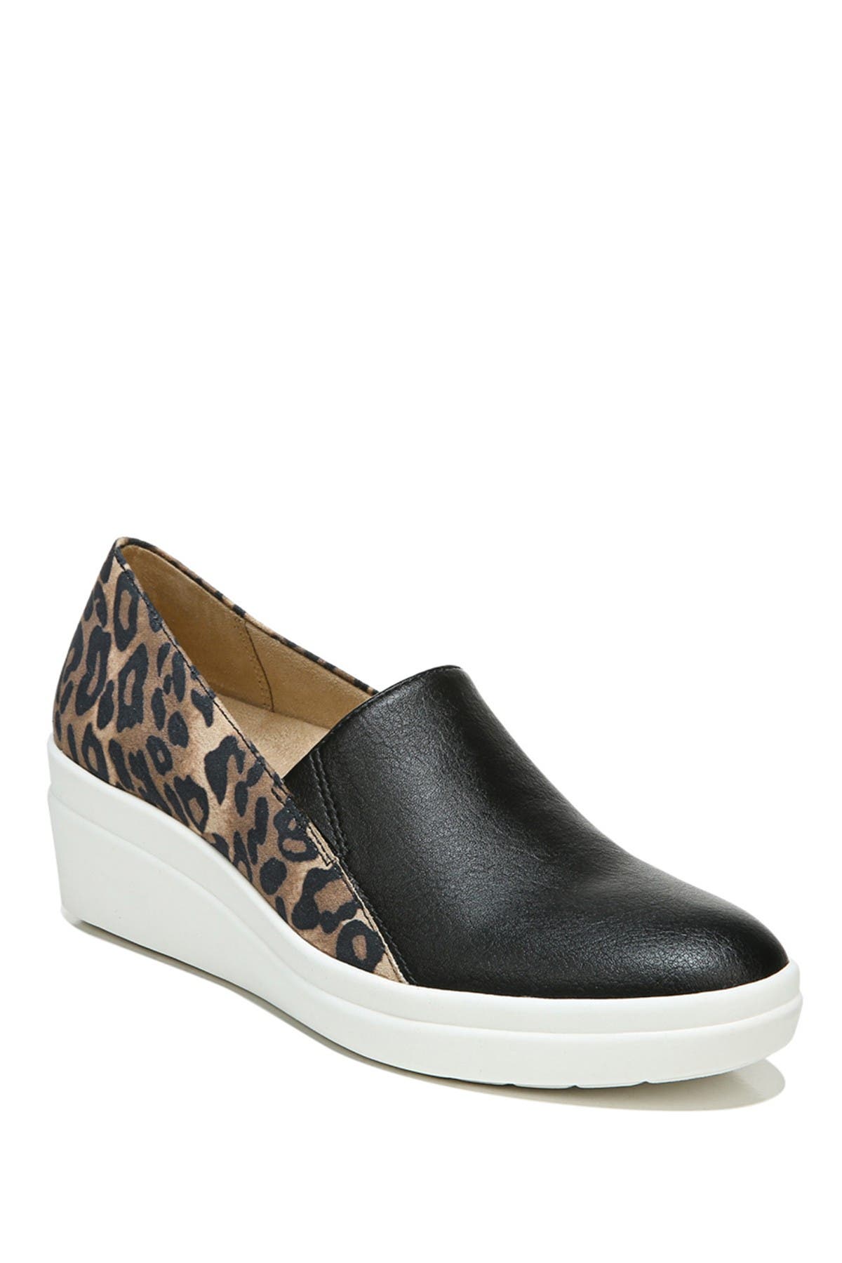 wide width wedge sneakers