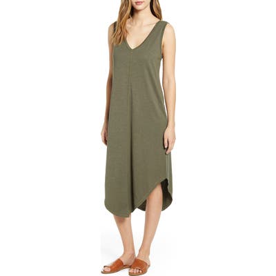Caslon Knit Tank Dress, Green