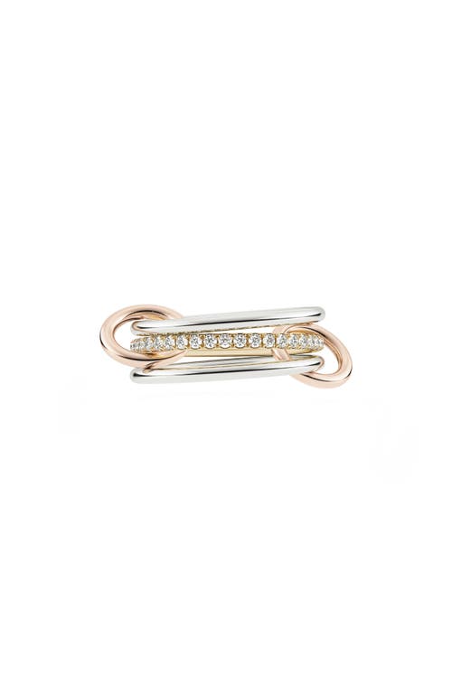 Spinelli Kilcollin Sony Diamond Linked Rings in Yellow/rose/white at Nordstrom