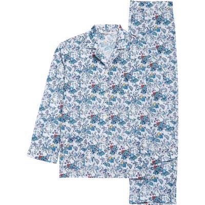 Roller Rabbit Charlie & Friends Henley Pajamas, White