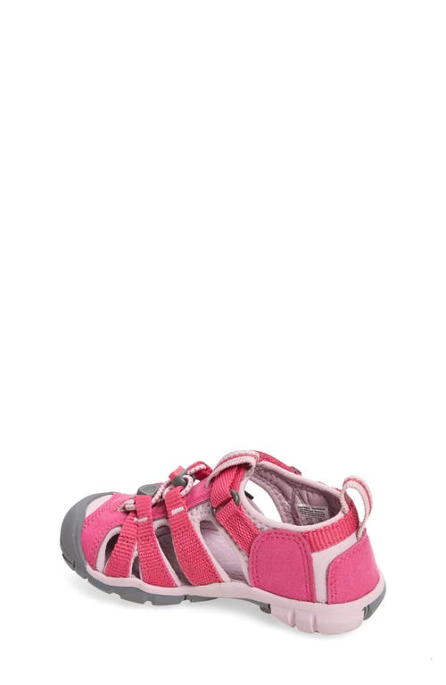 Shop Keen Seacamp Ii Cnx Water Friendly Sandal In Berry/pink