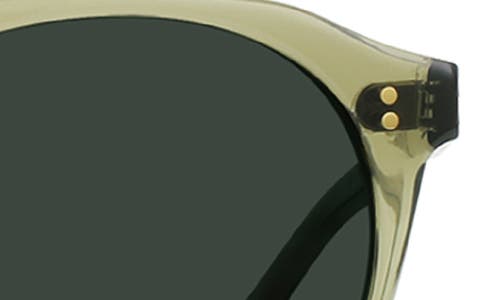 Raen Remmy Polarized Round Sunglasses In Cambria/green Polar
