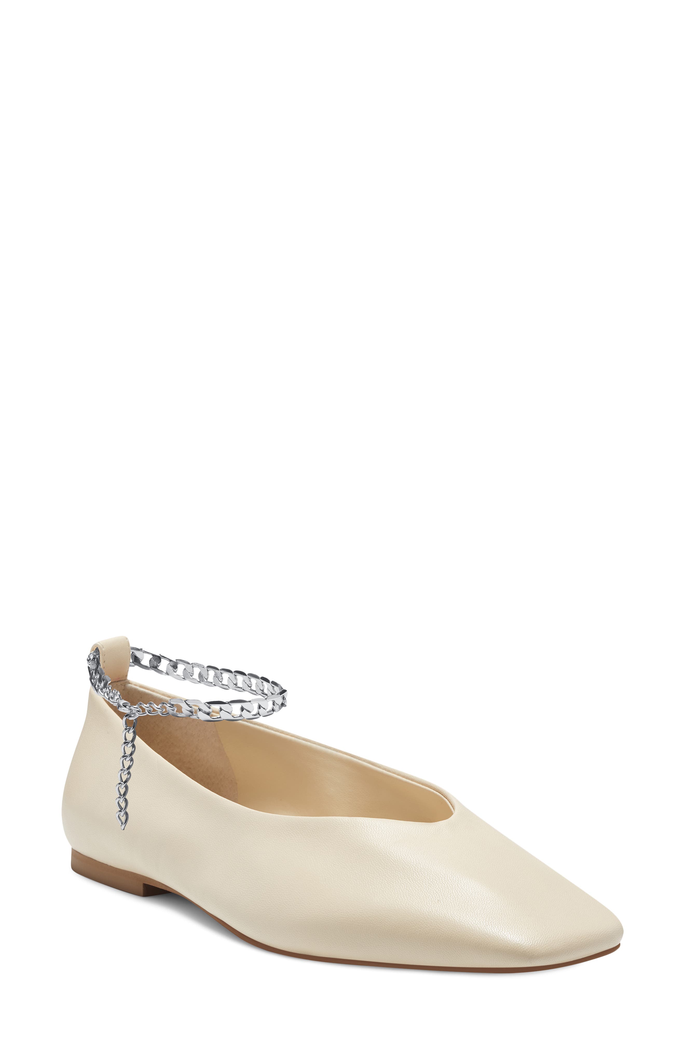VINCE CAMUTO LATENLA ANKLE STRAP BALLET FLAT,194307612957