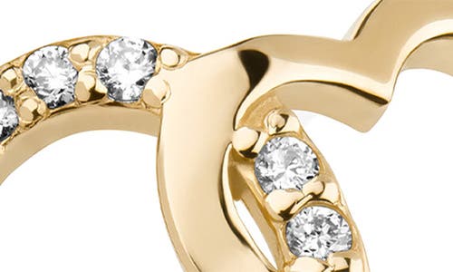 LANA LANA INTERLOCKING DIAMOND HEART RING
